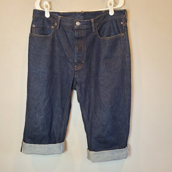Acne Studios Jean Bla Konst Land Indigo Cropped 34 - Picture 1 of 7
